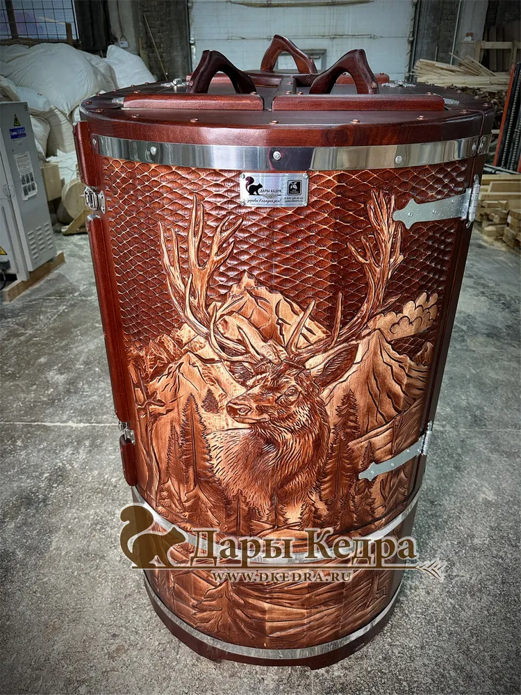 Кедровая бочка (фитобочка) «Лесной Олень»